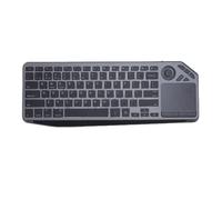 Annadue Tastiera Wireless e Bluetooth Touch con Touchpad e Retroilluminazione a 7 Colori - Tastiera TV in modalità Tri con Controllo Multiplo per Il Tablet per Laptop TV