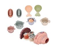 Annadue Tazze Impilabili per Doccia Sottomarina dei Cartoni Animati - Sviluppa Intelligenza - Riconoscimento del Colore Giocattoli da Bagnetto in Plastica Facili da Lavare