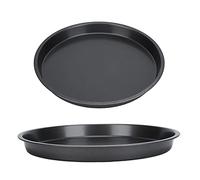 Annadue Teglia per Pizza Antiaderente, Teglia in Acciaio Al Carbonio, per Pizza Addensata Profonda per Prodotti da Forno da (30,5 cm/12 pollici)