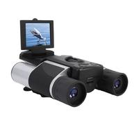 Annadue Telecamera Binocolo per Adulti, Display da 2 Pollici da 48 MP 2,5K 10x25 Binocolo Digitale con Scheda di Archiviazione, per Birdwatching Outdoor Adventures (SILVER)