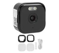 Annadue Telecamera per Finestre 2K, Telecamera di Sicurezza per Finestre WiFi a Colori 2.4G 5G, Rilevamento del Movimento PIR, Antiriflesso, Conversazione Bidirezionale, per