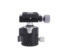 Annadue Testa a Sfera da 32 Mm, Testa a Sfera per Treppiede Leggera in Lega di Alluminio con Design di Blocco a Leva con un, capacità di Carico di 8 Kg, per a per