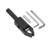 Annadue Tornio CNC Estrattore Automatico Diritto 63mm (16mm) | Ganascia in un unico pezzo, tipo telescopico a molla, lega di nichel-cromo, chiave esagonale inclusa, finitura elettrolitica