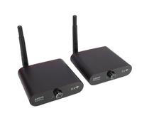 Annadue Trasmettitore e Ricevitore Audio Wireless 2.4G, Adattatore Audio Wireless Stereo Hi-Fi Stereo a Latenza Zero a Lungo Raggio da 320FT/100M per Altoparlante//barra