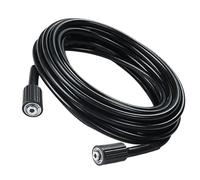 Annadue Tubo per Idropulitrice 8m M22 14mm 5800PSI | Tubi in gomma per carichi pesanti, dell\'acqua ad alta tensione, strumento per la pulizia esterna, tubo spruzzatore da