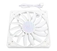 Annadue Ventola per Case PC da 140 Mm, Ventola per Computer PWM a 4 Pin con Cuscinetto MFDB Incluso, velocità Ventola: 300-1100 Giri/min Ventola di Raffreddamento per PC Ultra Sottile da