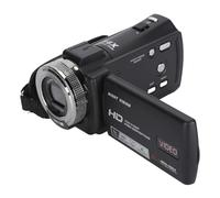 Annadue Videocamera da 30 MP, Schermo LCD TFT Full HD 1080P da 3,0 Pollici, Zoom Digitale 16X, Visione Notturna a Infrarossi con Luce di Riempimento, per Viaggi, Riprese Video Dal Vivo