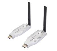 Annadue Wireless HDMI Extender 1080p 60Hz, Range 100m, Display a 4 Schermo, Trasmettitore e Ricevitore di Tipo C, Plug and Play per Sala Conferenze, Auditorium