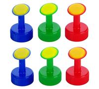 Annaffiatoi con Tappo per Bottiglia Annaffiatoi per Piante in plastica Irrigatore per Piante Irrigazione per di Semi Irrigazione per Piantine per Bere Bottiglie da 30 mm Seme Piantina del Giardino 6 P