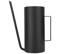 Annaffiatoio a Becco Lungo - 50oz/1.5L Annaffiatoio in Acciaio Inossidabile Attrezzo da Giardino in Metallo Retrò per Piante da Fiore da Interno All'Aperto(Nero)