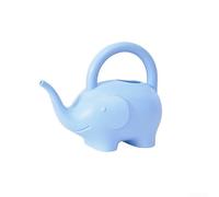 Annaffiatoio a forma di animale, 1 l, portatile, per bambini, in plastica, con design carino, per la cura delle piante da giardino (elefante - blu)