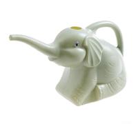 Annaffiatoio a forma di elefante, 2 l, per bambini, in polipropilene, a forma di cartone animato, per piante, giardino e prato (verde)