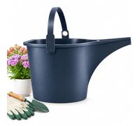 Annaffiatoio da 8L per giardino esterno, secchio con scala | Guida al flusso multicanale, beccuccio lungo, per giardino esterno, fiori, piante(blue)
