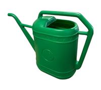 Annaffiatoio da giardino in plastica con doccino colore verde capacità 12 litri