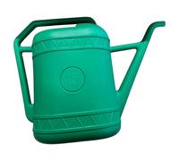 Annaffiatoio da giardino in plastica con doccino colore verde capacità 16 litri