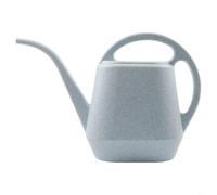 Annaffiatoio da giardino in plastica da 2 litri con beccuccio esteso per gestire i livelli di umidità in aiuole a spirale per erbe, torri verticali e fioriere modulari (grigio)