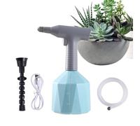 Annaffiatoio elettrico portatile, 1 l, con tubo 'acqua da 2,5 m, nebulizzatore per piante, bottiglia spray ricaricabile, spruzzatore a batteria per fertilizzazione da giardino