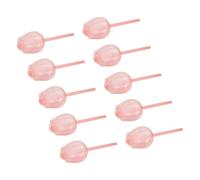 Annaffiatoio Globo Tulipano 10pz per Piante(Light red) | Design tulipano elegante, materiale PVC , per ideale per interni ed esterni, decorativo e funzionale
