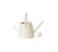 Annaffiatoio in plastica a bocca lunga da 3 8 litri con manico ergonomico bloccabile e ugello staccabile progettato per flusso costante o spray delicato nel giardinaggio domestico (bianco)