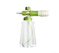 Annaffiatoio in schiuma portatile da 1000 ml, flacone spray ad alta pressione con design a doppio connettore per idropulitrici, adatto per la pulizia di auto, moto, tetti e vialetti (grande)
