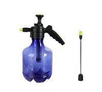 Annaffiatoio Spruzzatore a pompa da 3 litri Annaffiatoio giardino Pompa a pressione portatile Spray Bottiglia trasparente con ugello regolabile for piante, barra spray lunga(Blue)