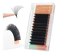 ANNAFRIS Volume estensione delle ciglia A Ventaglio Automatiche 0.07 C Curl 10mm Easy Fan Lashes Automatic Blooming extension ciglia finte (10mm, 0.07 C)