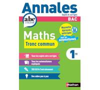 Annales Bac Maths 1re - Tronc Commun