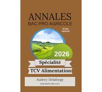 Annales bac pro agri Technique et Conseil de Vente en Alimentation 2026