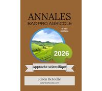 Annales bac pro agricole approche scientifique 2026