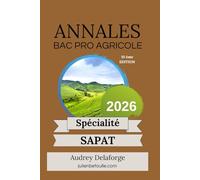 Annales Bac Pro Agricole SAPAT 2026