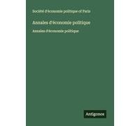 Annales d'économie politique: Annales d'économie politique