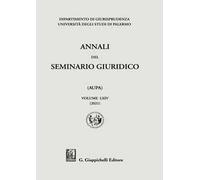 Annali del seminario giuridico dell'università di Palermo. Vol. 64