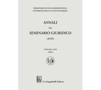 Annali del seminario giuridico dell'università di Palermo. Vol. 65