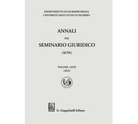 Annali del seminario giuridico dell'università di Palermo. Vol. 67