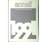 Annali della Fondazione Ugo Spirito :1991
