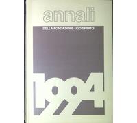 Annali della Fondazione Ugo Spirito :1994