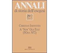 Annali di storia dell'esegesi (2012). Vol. 29/2