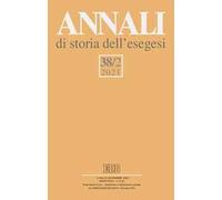 Annali di storia dell'esegesi (2021). Vol. 382
