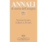 Annali di storia dell'esegesi (2022). Vol. 39/1