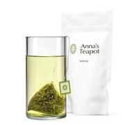 Anna's Teapot - Bustine di Tè Verde Biologico Sencha in Sacchetto Richiudibile │ Tè Verde Giapponese Biologico in Bustine │ Tè Verde Sencha Sfuso in Bustine di Tè │ 20 Bustine