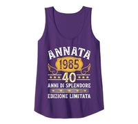 Annata 1985 Uomo Donna Anni 40 Compleanno Regalo Canotta
