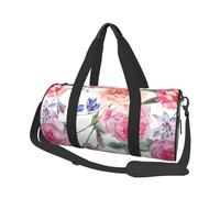 Annata del fiore della primavera dell'acquerello, Borsone da viaggio di grande capacità Borsa rotonda Borsa da viaggio sportiva Borsa da viaggio Borsa da fitness