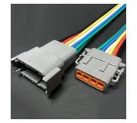 ANNBCDL 1-5set di Dtm04-2p Automobile Connettore Deutsch Impermeabile Plug2p3p4p6p8p12p Sensore di Temperatura Cablaggio Presa Lunghezza del Cavo 15 Centimetri(12p Strip Line,1sets)