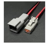 ANNBCDL 1-5set di Dtm04-2p Automobile Connettore Deutsch Impermeabile Plug2p3p4p6p8p12p Sensore di Temperatura Cablaggio Presa Lunghezza del Cavo 15 Centimetri(2p Strip Line,1sets)