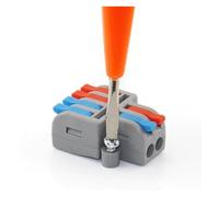 ANNBCDL 10/30/50 PCS Connettori compatible cavi/cablaggio rapido Splitter compatto universale Conduttori elettrici Push-in Morsettiera domestica(M2-3,30 PCS)
