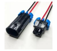 ANNBCDL 2/3/4/6/8Pin Sedan Sensore di Temperatura dell'Acqua Spina Cablaggio Connettore Acceleratore Presa Impermeabile Lunghezza Cavo 15 cm(2p Strip Line,1sets)