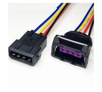 ANNBCDL 2/3/4P 3.5mm Connettore del Cablaggio dell'iniettore di Carburante Berlina Sensore Maschio e Femmina Spina Bobina accensione Presa Lunghezza Filo 15 cm(4p-Strip Line-A,1sets)