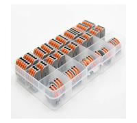 ANNBCDL 20/30/60 pz/set Molla Leva Dado Morsettiere Riutilizzabile Cavo Elettrico Connettore Filo Strumenti compatible La Casa/Isolante Saldatura(30pcs)