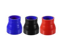 ANNBCDL 38mm-45mm 57mm-63mm 45mm-63mm Tubo riduttore dritto flessibile in silicone Giunto tubo intercooler Riduttore/aspirazione rinforzato(57mm-63mm Red)