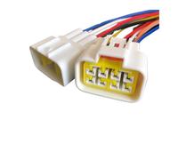 ANNBCDL 5 Set 2.3mm Cavo for Automobile Connettore Impermeabile 2p3p4p-16p Cablaggio for Bicicletta elettrica Adattatore Spina sigillata Lunghezza Cablaggio 15 cm(8p Strip Line,1sets)